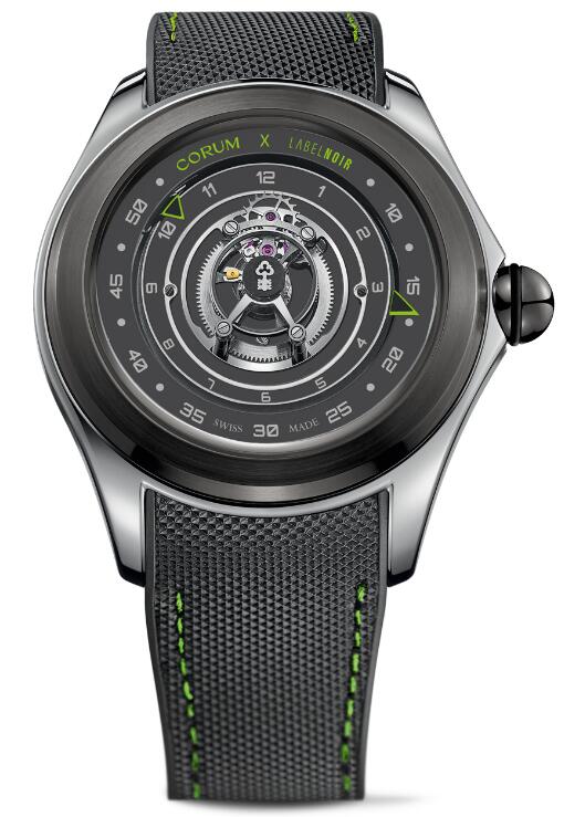 Corum Watch BUBBLE 47 CENTRAL TOURBILLON X LABEL NOIR Replica L406/04433 - 406.101.04/0601 SW02 Corum Watch BUBBLE 47 CENTRAL TOURBILLON X LABEL NOIR Replica L406/04433 - 406.101.04/0601 SW02